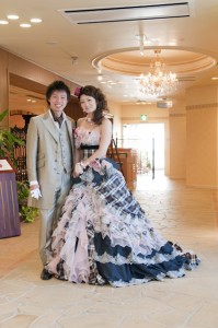 福岡　ブライダル撮影　前撮り　ロケ撮　結婚式の写真　披露宴の写真　0358