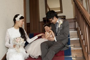 福岡　写真館　ウエディング撮影　レストランウエディング　ブライダルアルバム　結婚準備　前撮り　0358